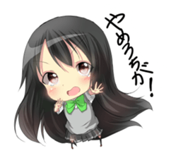 Girl from Toyama sticker sticker #3120555