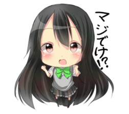 Girl from Toyama sticker sticker #3120566