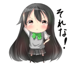 Girl from Toyama sticker sticker #3120585