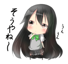 Girl from Toyama sticker sticker #3120586