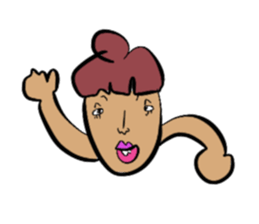 Crazy girl2 sticker #3120948