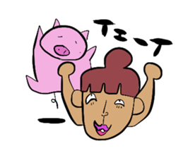 Crazy girl2 sticker #3120954