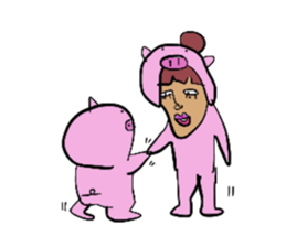 Crazy girl2 sticker #3120956