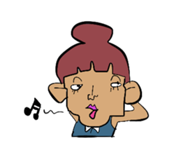 Crazy girl2 sticker #3120968