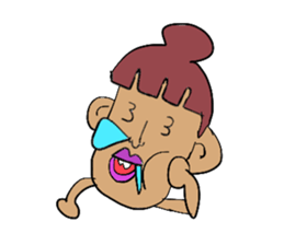 Crazy girl2 sticker #3120972