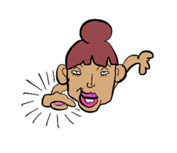 Crazy girl2 sticker #3120980