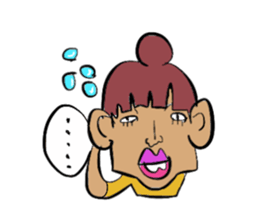 Crazy girl2 sticker #3120982