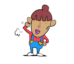 Crazy girl2 sticker #3120983