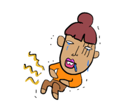 Crazy girl2 sticker #3120984