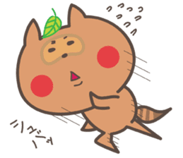 Poko Poko Tanu Tanu sticker #3120995