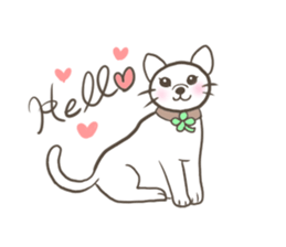 The cafe owner is a cat! sticker #3121360