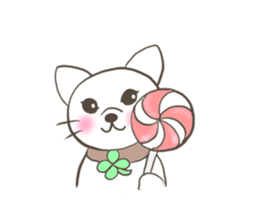 The cafe owner is a cat! sticker #3121373