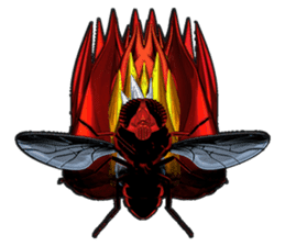 HAENOSUKE of a fly empire army sticker #3121741