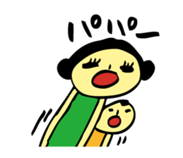 I am a mom, a wife, a daughter-in-law sticker #3122471