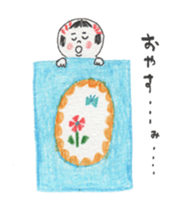 kokeshi&daruma sticker #3122626