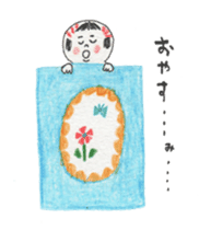 kokeshi&daruma sticker #3122626