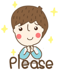 Friday a little boy sticker #3123030