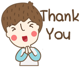 Friday a little boy sticker #3123031