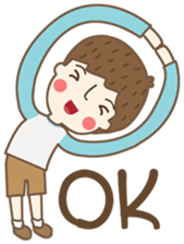 Friday a little boy sticker #3123032