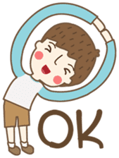 Friday a little boy sticker #3123032