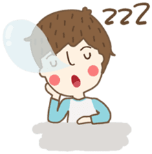 Friday a little boy sticker #3123033