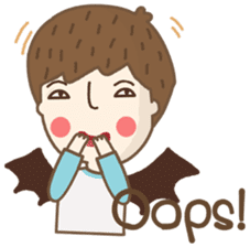 Friday a little boy sticker #3123036