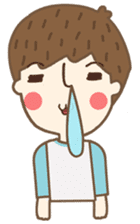 Friday a little boy sticker #3123041