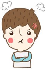 Friday a little boy sticker #3123042