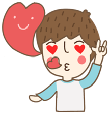 Friday a little boy sticker #3123048