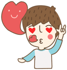 Friday a little boy sticker #3123048