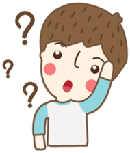 Friday a little boy sticker #3123049