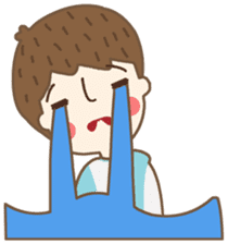 Friday a little boy sticker #3123052