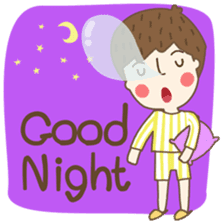 Friday a little boy sticker #3123053