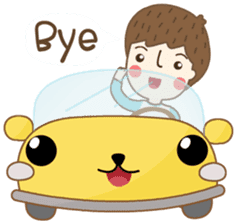 Friday a little boy sticker #3123054