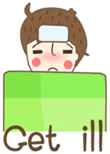 Friday a little boy sticker #3123066