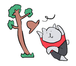 mountain cat sticker #3123073