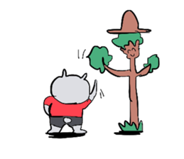 mountain cat sticker #3123074