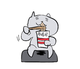 mountain cat sticker #3123078