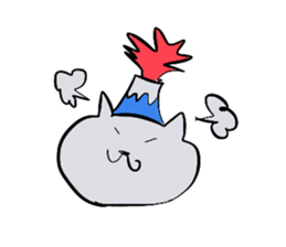 mountain cat sticker #3123085