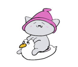 mountain cat sticker #3123088