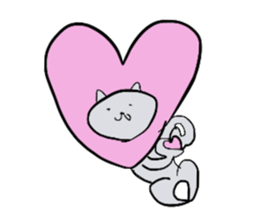 mountain cat sticker #3123091