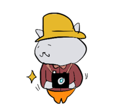 mountain cat sticker #3123092