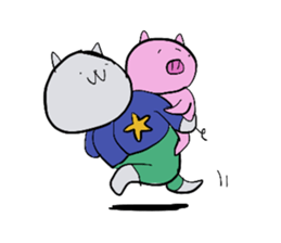 mountain cat sticker #3123093