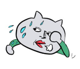 mountain cat sticker #3123099