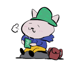 mountain cat sticker #3123101