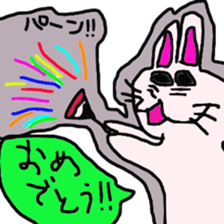 rabbit banitan sticker #3123189