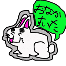rabbit banitan sticker #3123195
