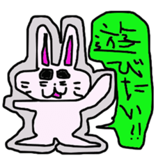rabbit banitan sticker #3123197