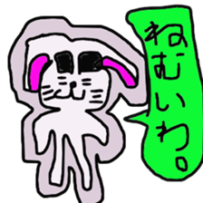 rabbit banitan sticker #3123198