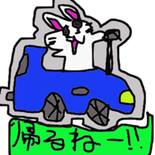 rabbit banitan sticker #3123202